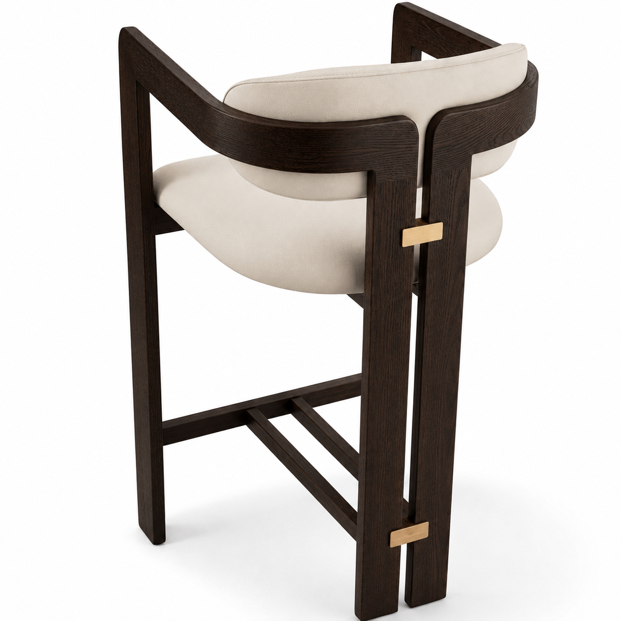 hoker jade cossi design Jade hoker dębowy z metalowym detalem - obrazek 1