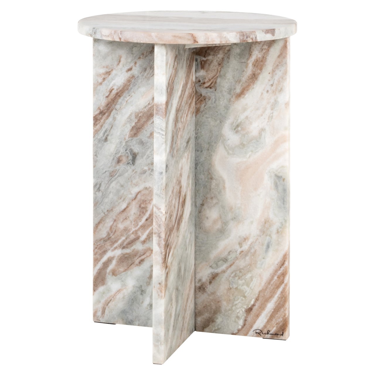 stolik boczny blush richmond cossi design Stolik boczny marmurowy Blush - obrazek 1